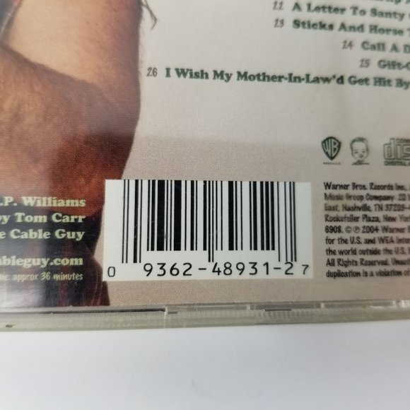 A Very Larry Christmas Music Audio CD Album Radio Cable Guy Holiday Funny 2004 - Picture 8 of 8